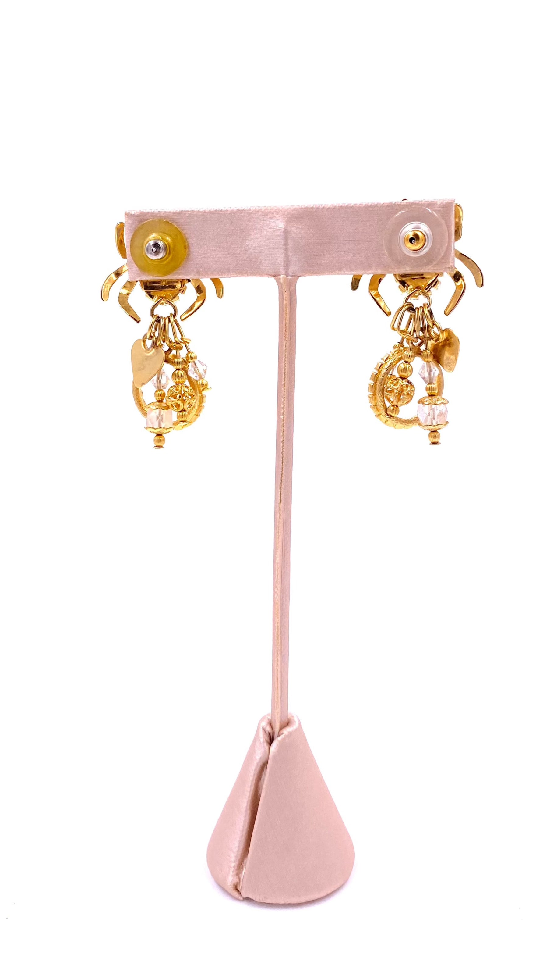 Lunch at the Ritz Earrings, Spider Spumoni - The Kit Vintage