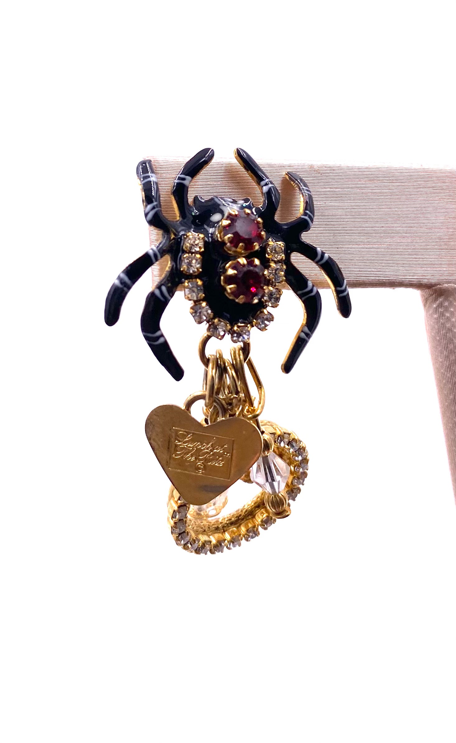 Lunch at the Ritz Earrings, Spider Spumoni - The Kit Vintage