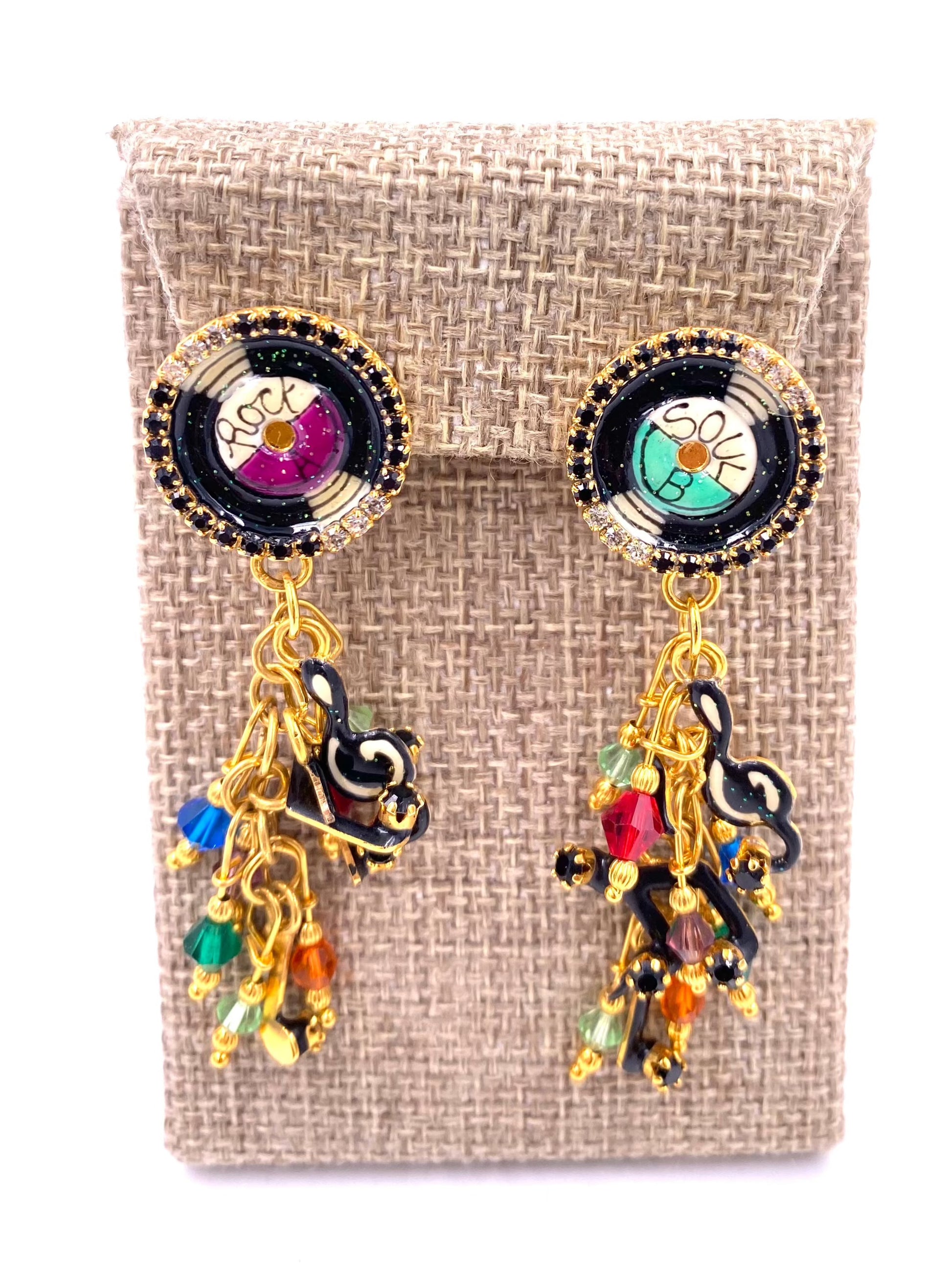 Lunch at the Ritz Earrings,Rythm Ravioli - The Kit Vintage