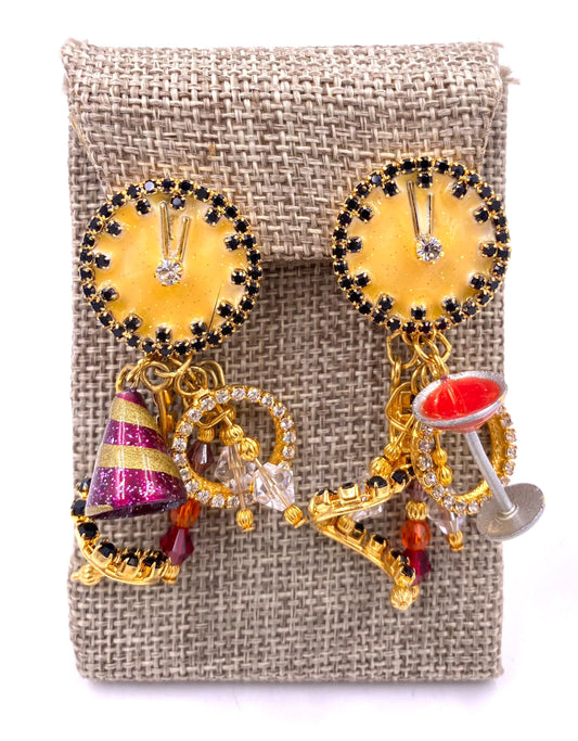 Lunch at the Ritz Earrings,Party Time - The Kit Vintage