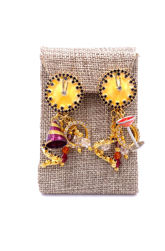 Lunch at the Ritz Earrings,Party Time - The Kit Vintage