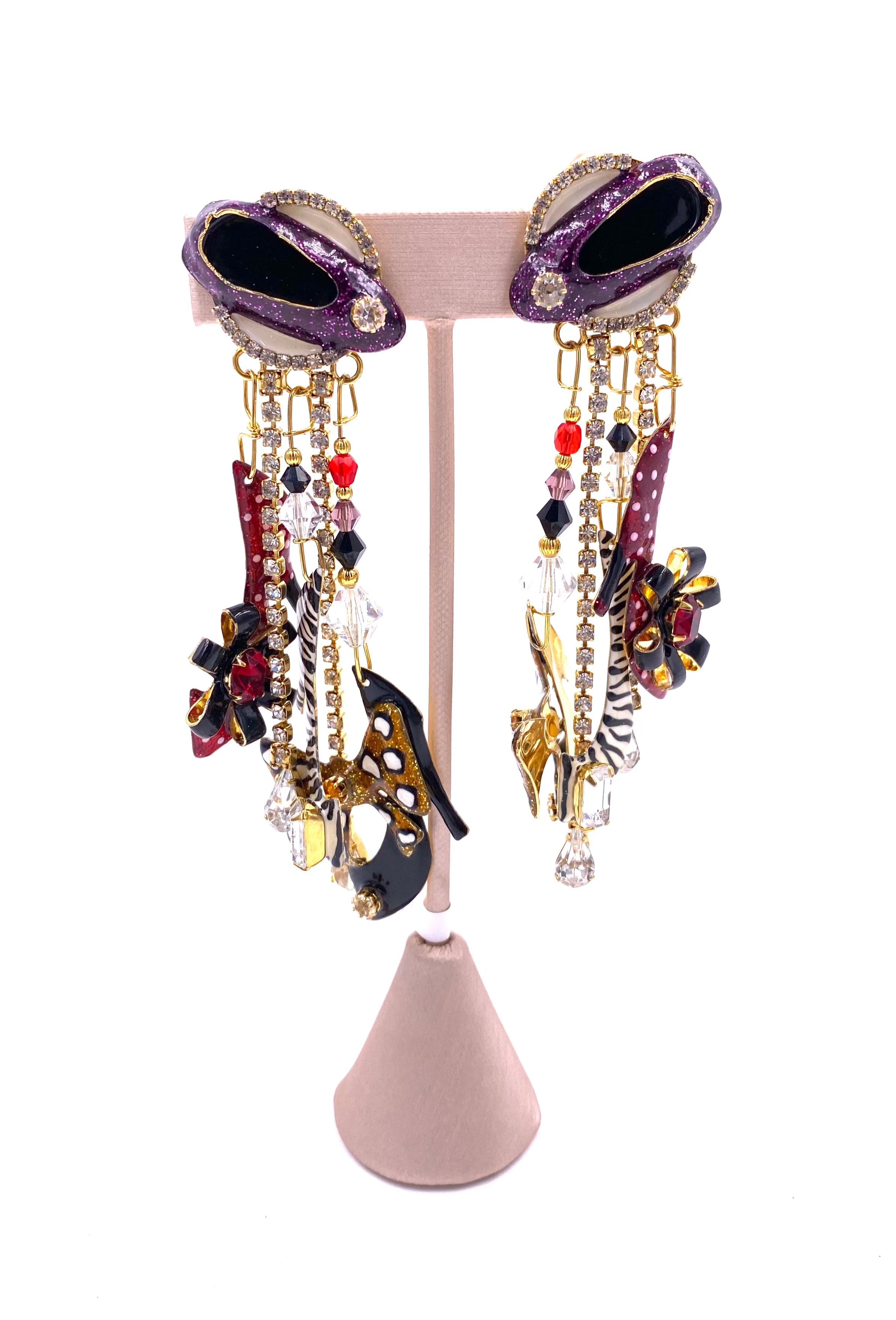 Lunch at the Ritz Earrings, Pumps The Kit Vintage