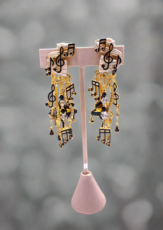 Lunch at the Ritz Earrings, Music To My Ears - The Kit Vintage