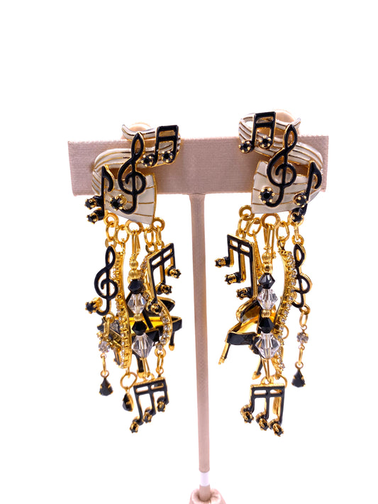 Lunch at the Ritz Earrings, Music To My Ears - The Kit Vintage