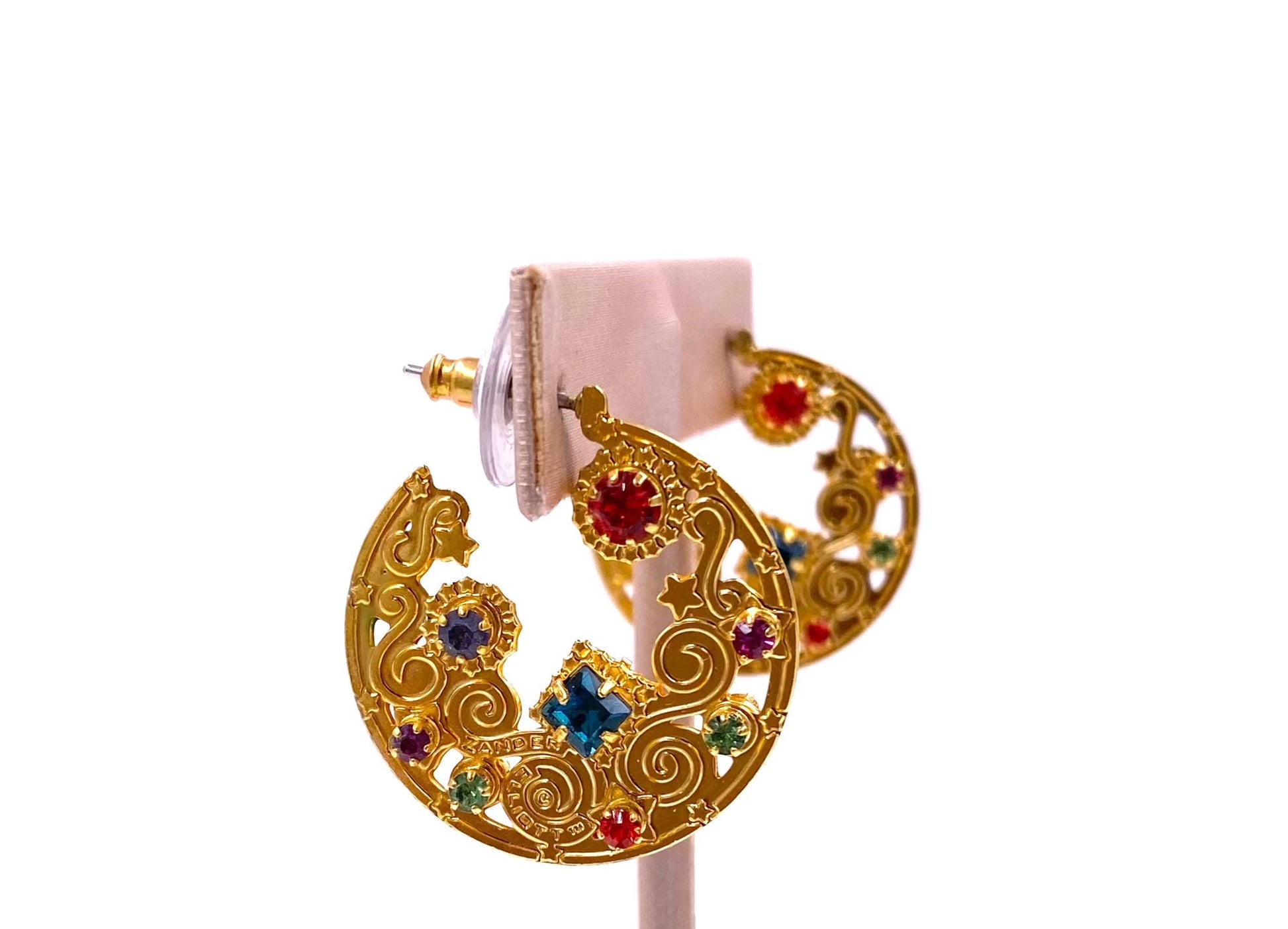 Lunch at the Ritz Earrings, Bright Multi - The Kit Vintage
