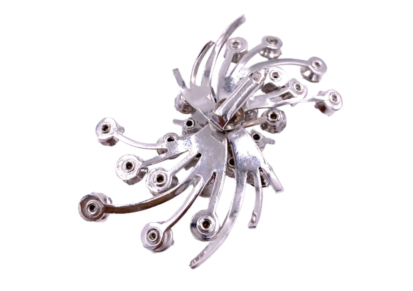 Vintage 1950's Crystal Climbers Earrings
