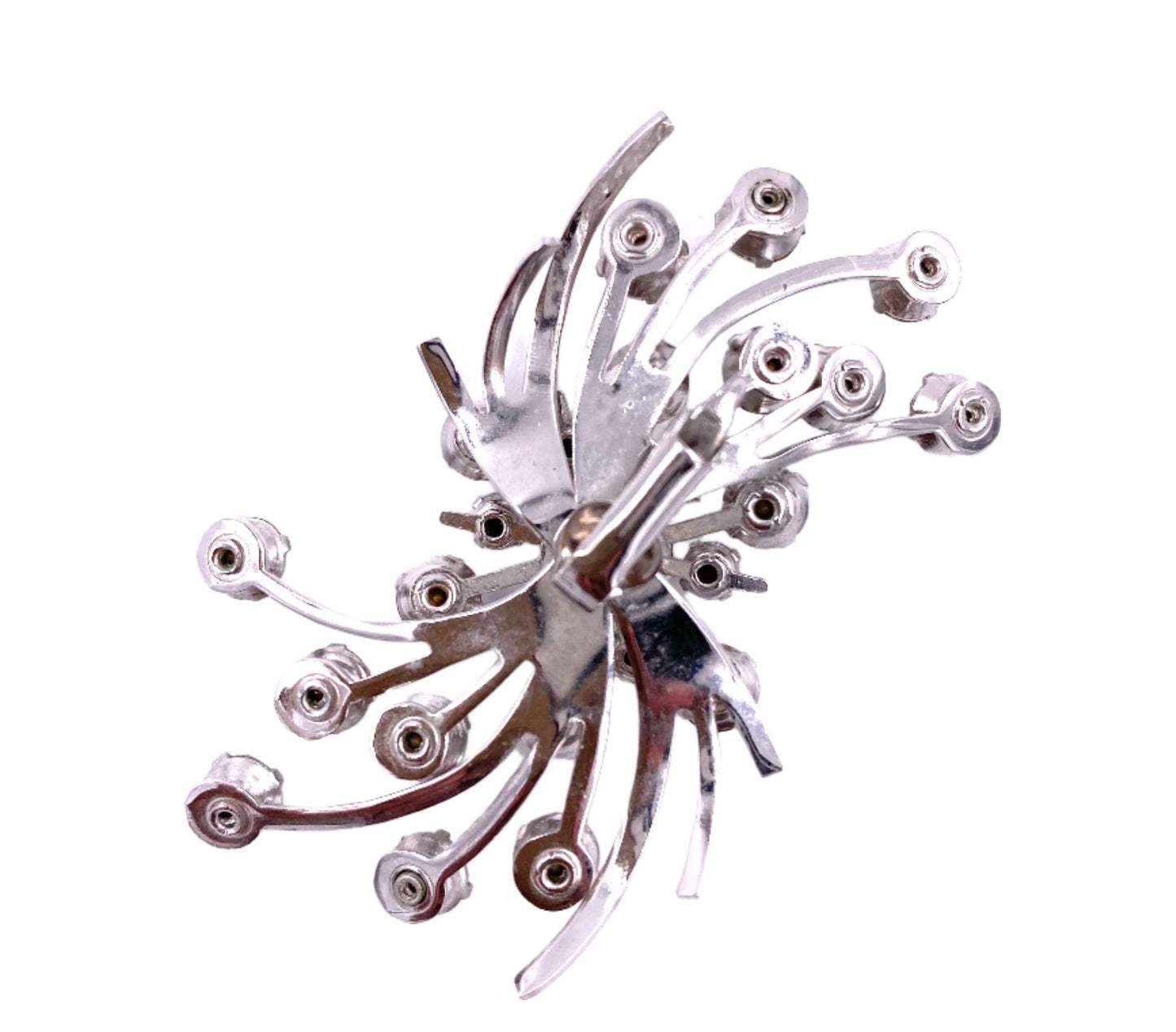 Vintage 1950's Crystal Climbers Earrings