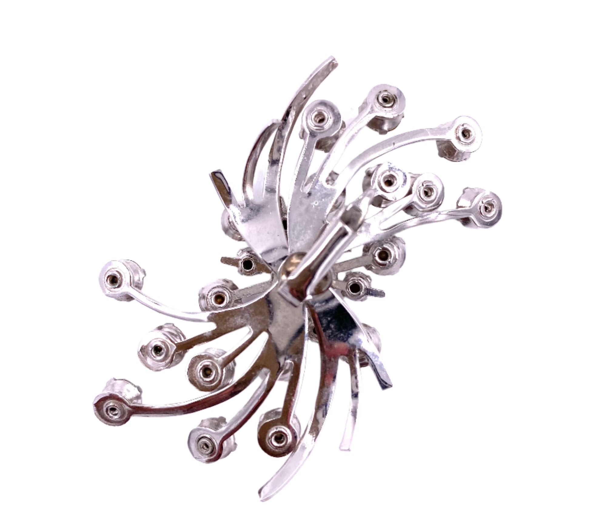 Vintage 1950's Crystal Climbers Earrings - The Kit Vintage