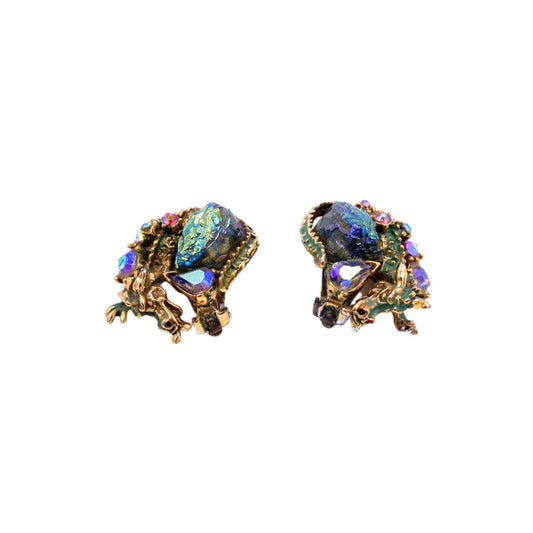 Vintage HAR Dragon Earrings 1959 " Cobra set" - The Kit Vintage