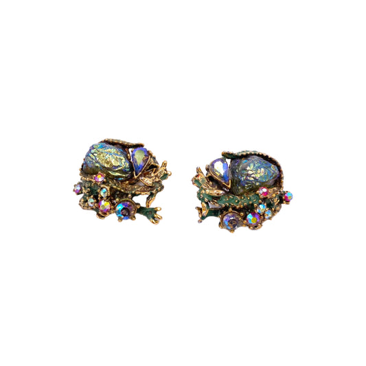 Vintage HAR Dragon Earrings 1959 " Cobra set" - The Kit Vintage