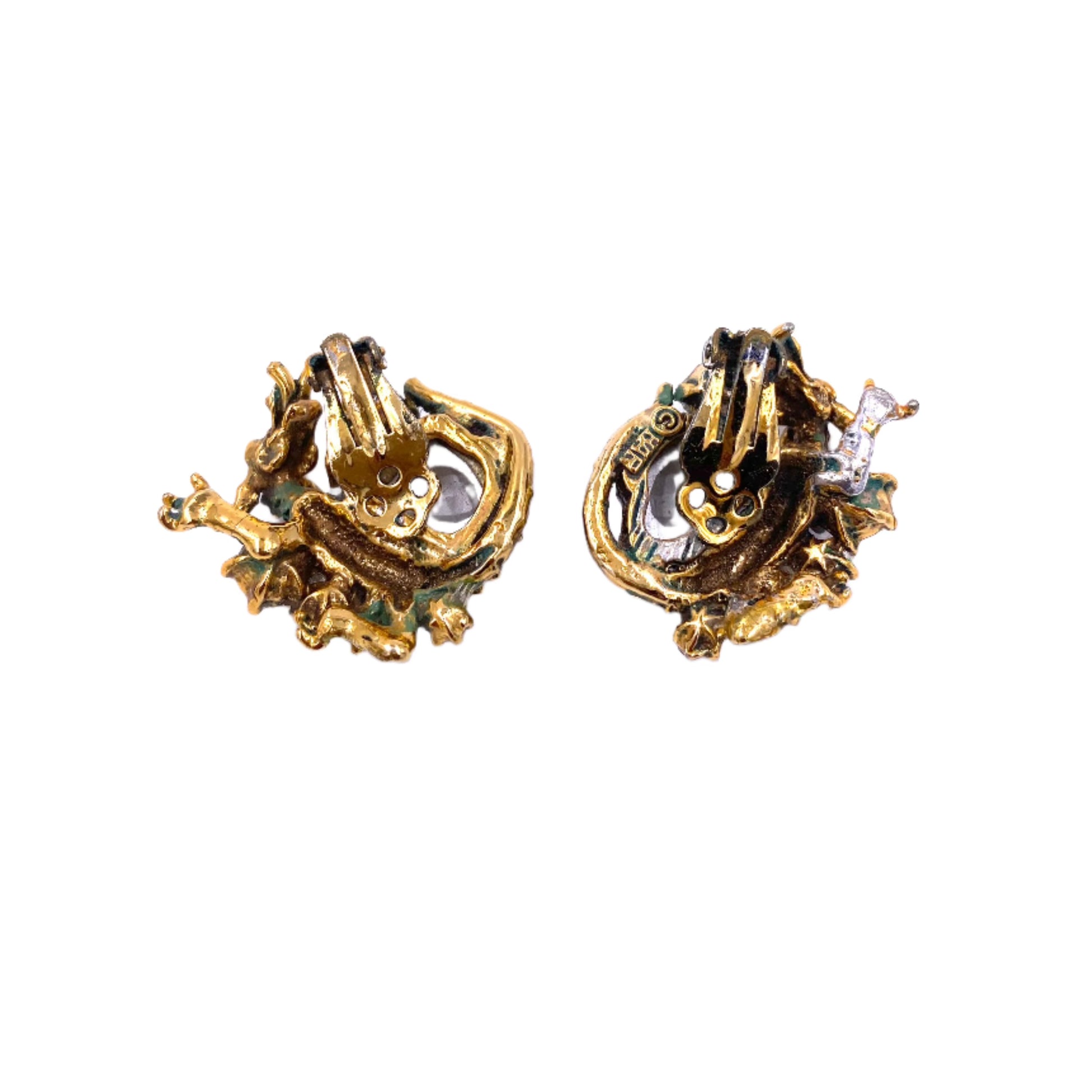 Vintage HAR Dragon Earrings 1959 " Cobra set" - The Kit Vintage