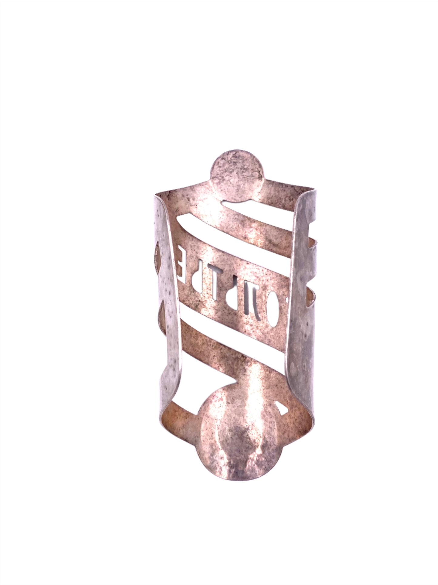 Vintage Jean Paul Gaultier Silver Russian Collection Open Cuff