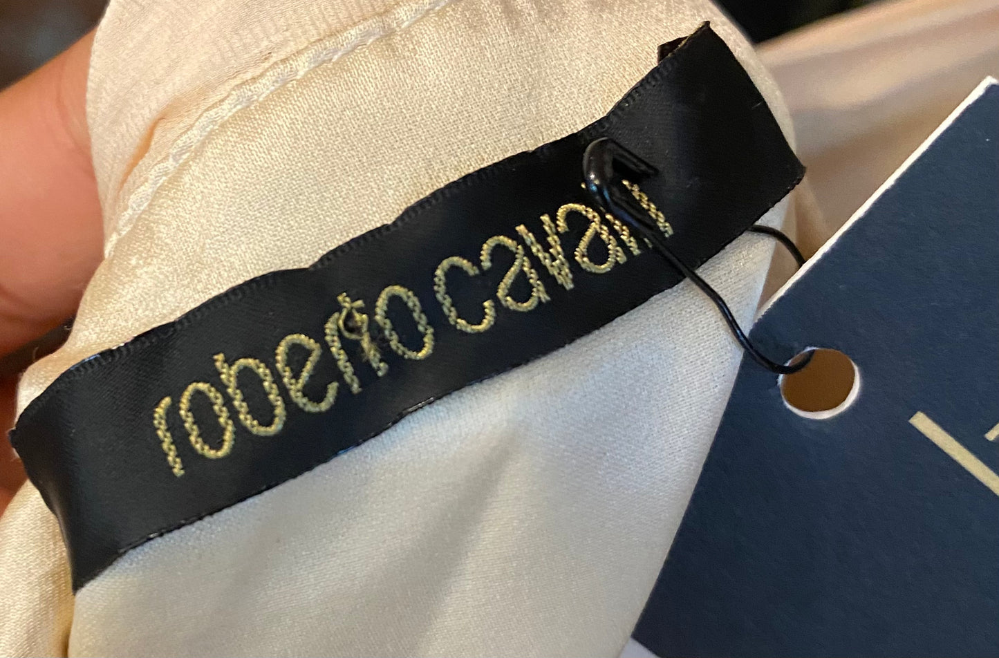 Roberto Cavalli Pink Silk High-Slit Halter Dress - The Kit Vintage