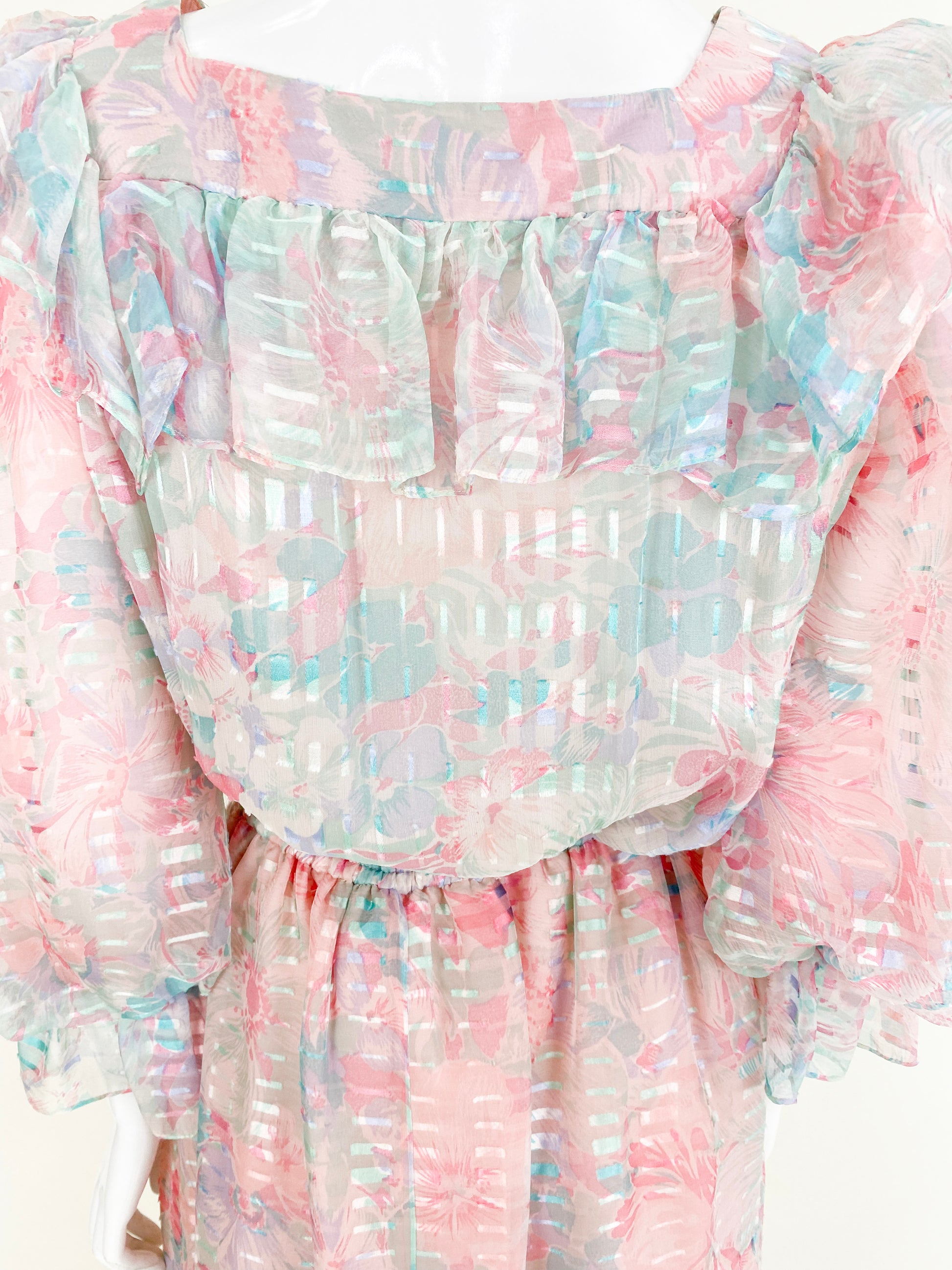 Diane Dickinson For Gentillesse 1980's Silk Dress - The Kit Vintage