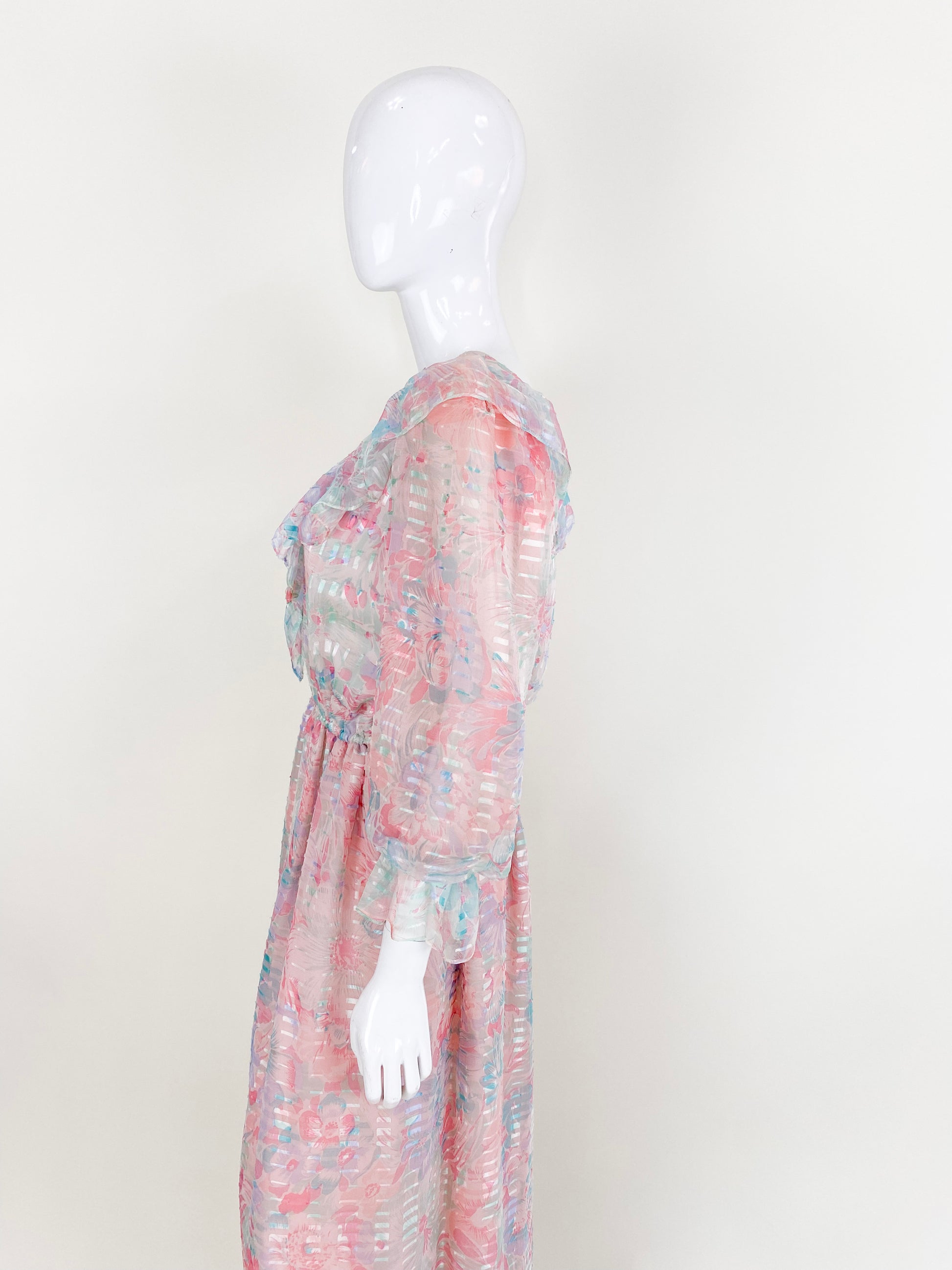 Diane Dickinson For Gentillesse 1980's Silk Dress - The Kit Vintage
