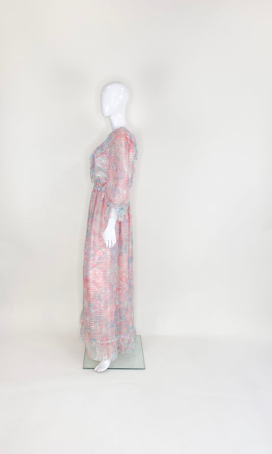 Diane Dickinson For Gentillesse 1980's Silk Dress - The Kit Vintage