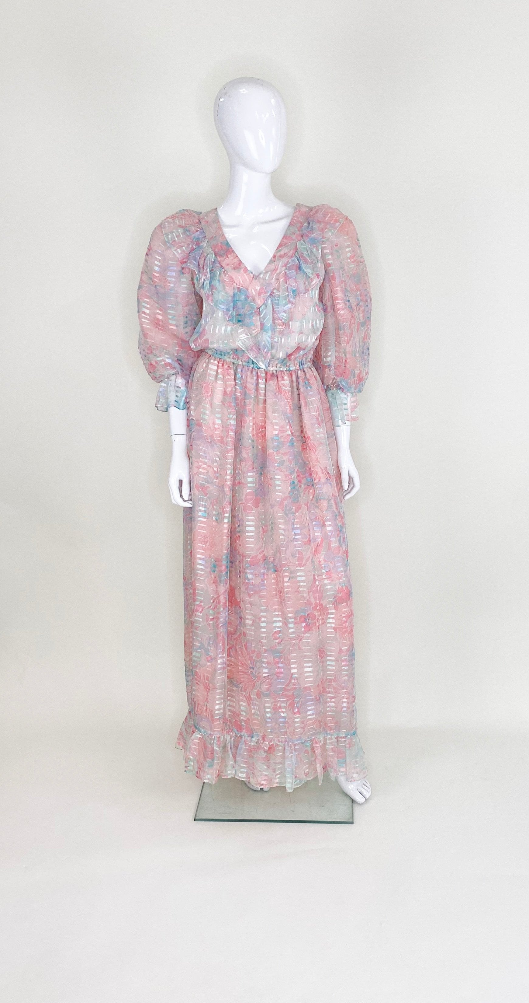 Diane Dickinson For Gentillesse 1980's Silk Dress - The Kit Vintage