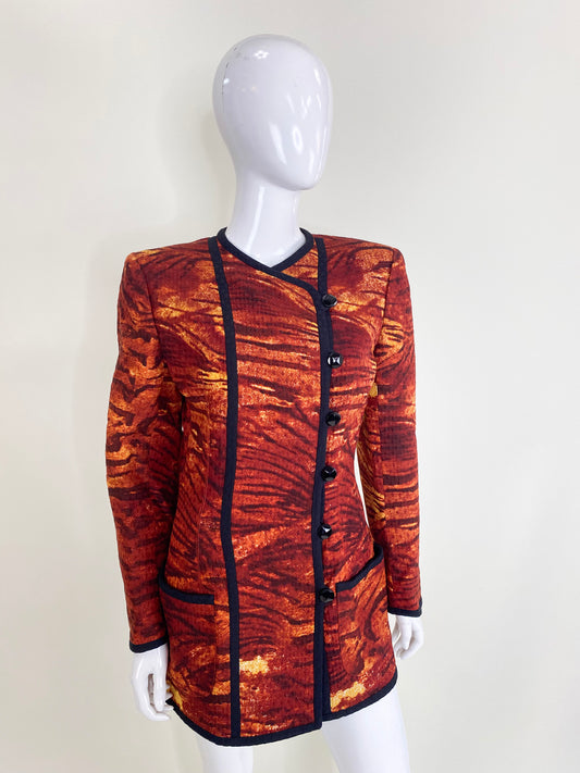 Vintage Emanuel Ungaro Flame Blazer - The Kit Vintage