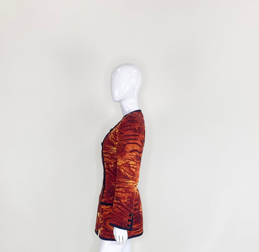 Vintage Emanuel Ungaro Flame Blazer - The Kit Vintage