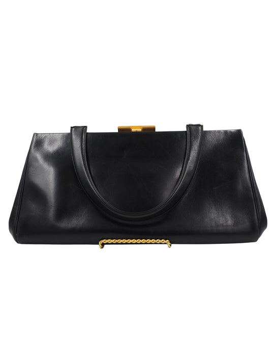 Koret Black Bag With Gold Clasp