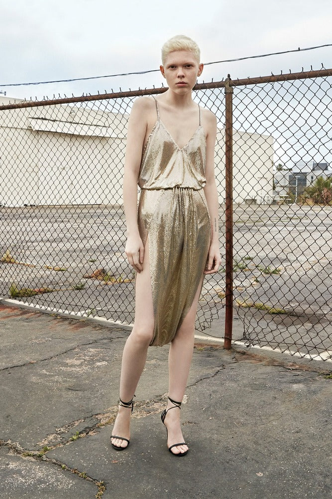 Saint Laurent Resort 2020 Silver Chain Mail Jumpsuit - The Kit Vintage
