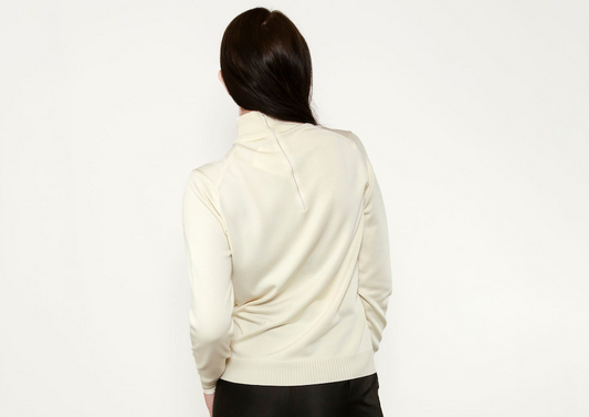 Givenchy Cream Mock Neck Knit - The Kit Vintage