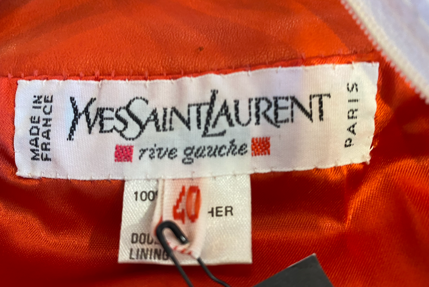 Yves Saint Laurent 1990 Glass Bead Leather Cropped Jacket - The Kit Vintage