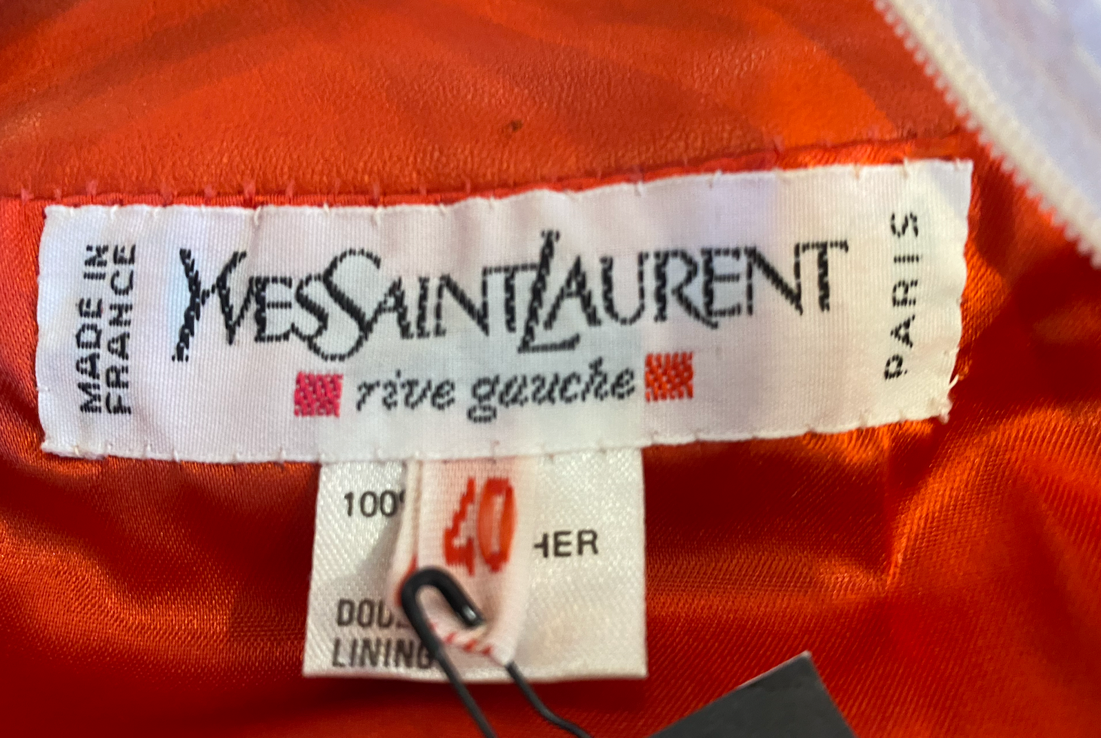 Yves Saint Laurent 1990 Glass Bead Leather Cropped Jacket - The Kit Vintage