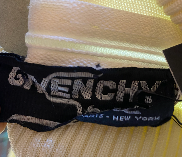 Givenchy Cream Mock Neck Knit - The Kit Vintage