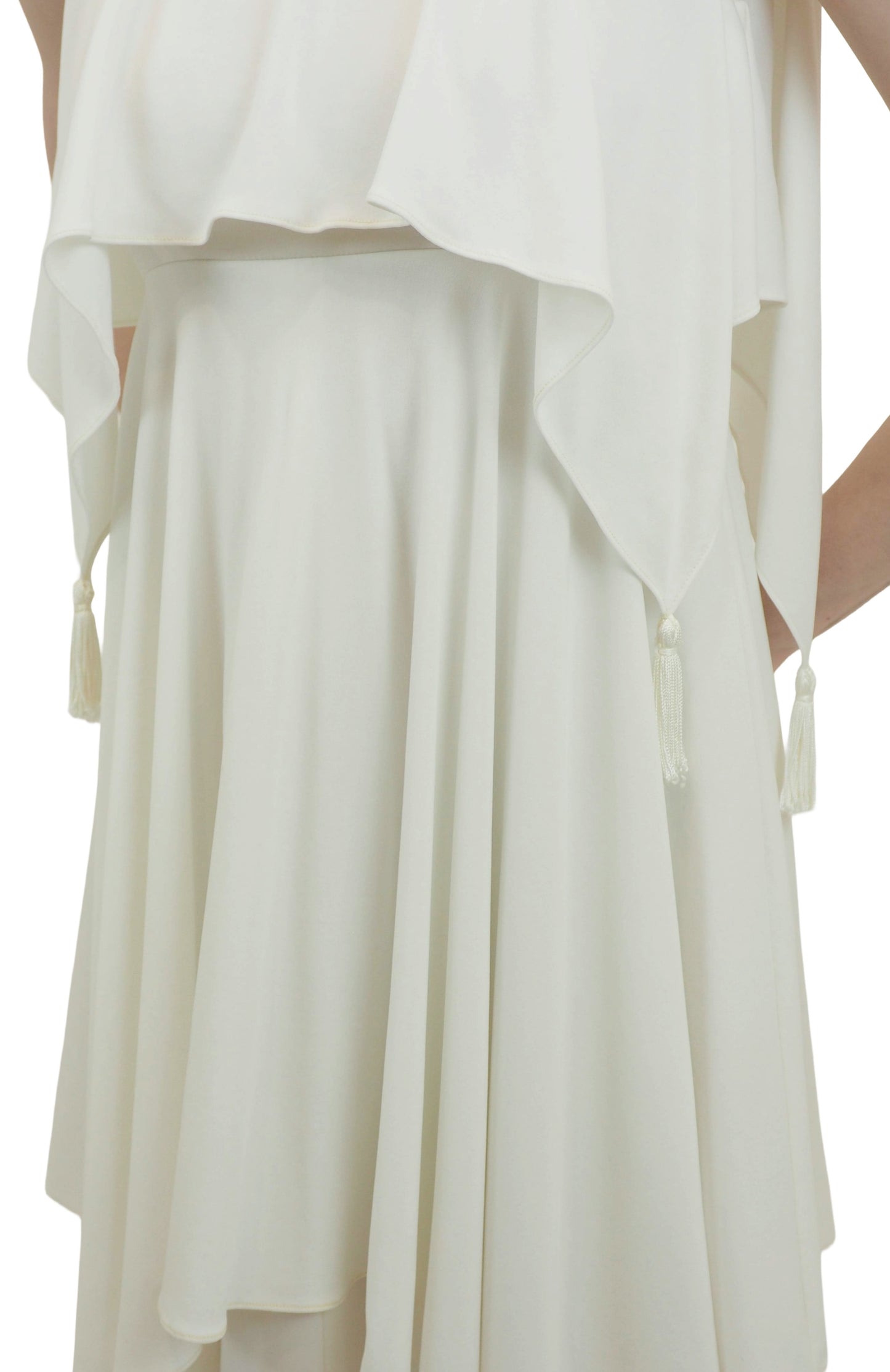 Tiered Dress with Tassels