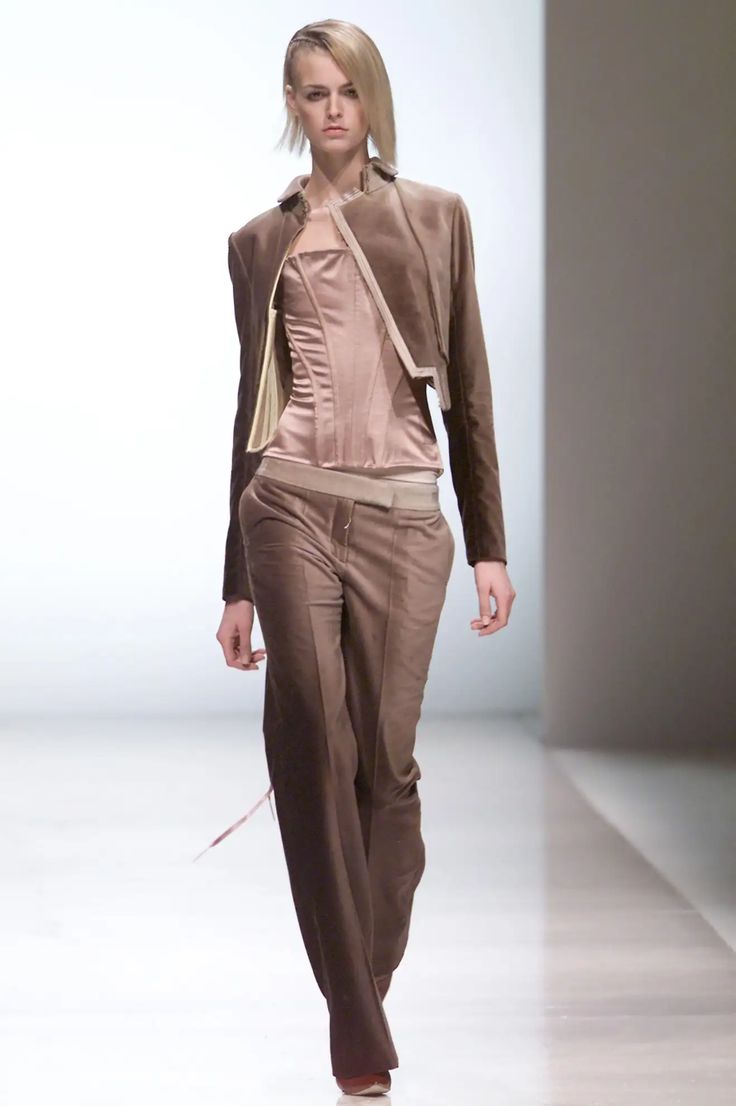 Fall 2001 Stella McCartney for Chloe Velvet Rooster Jacket & Pant Set - The Kit Vintage