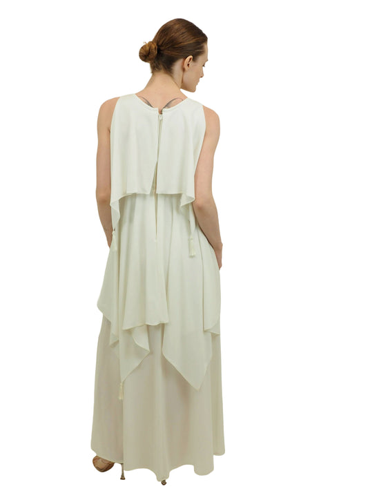 White Dress with Tassels