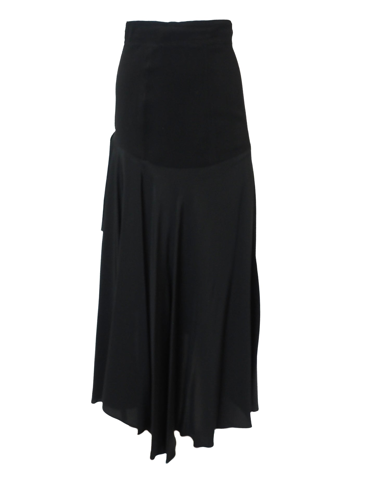 Black skirt on a white background