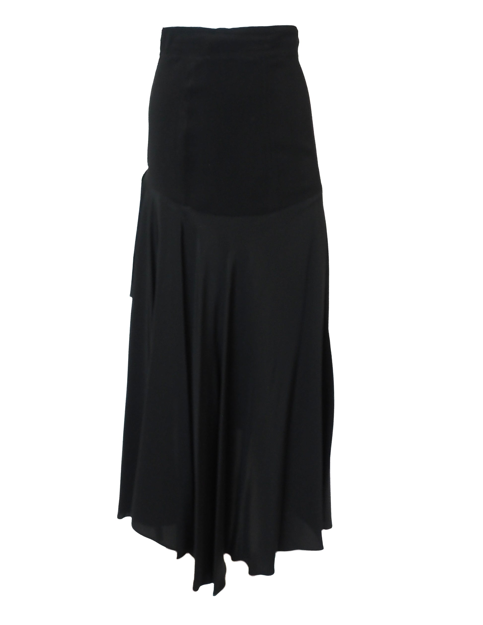 Black skirt on a white background