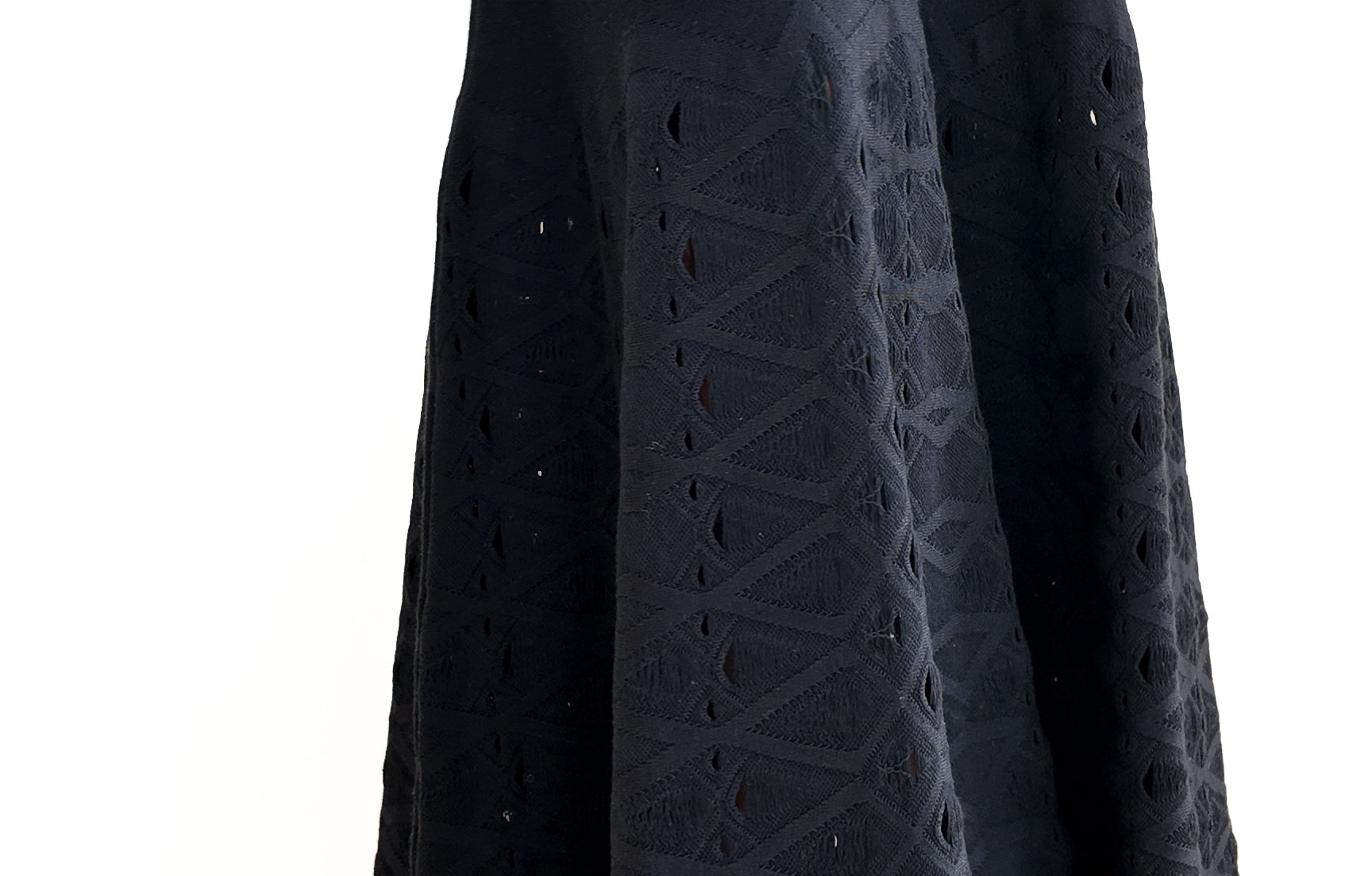 Chanel by Karl Lagerfeld Spring 2012 Black Knit One Shoulder Gown with Knit Cutout Detail - The Kit Vintage