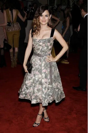 Louis Vuitton Fall 2010 Ivory , Pink & Black Feather Silk Quilted Cocktail Dress