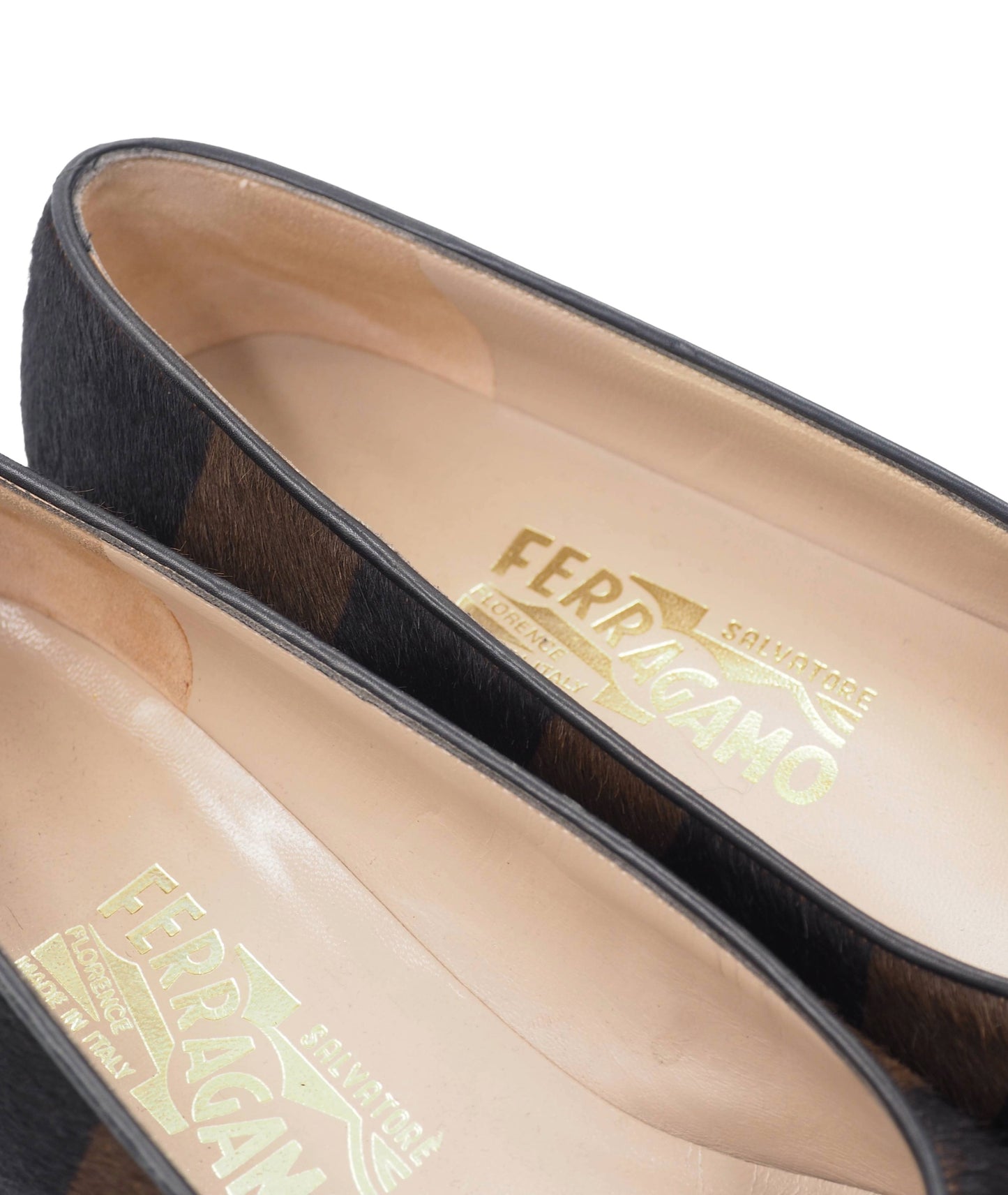 Salvatore Ferragamo Striped Shoe