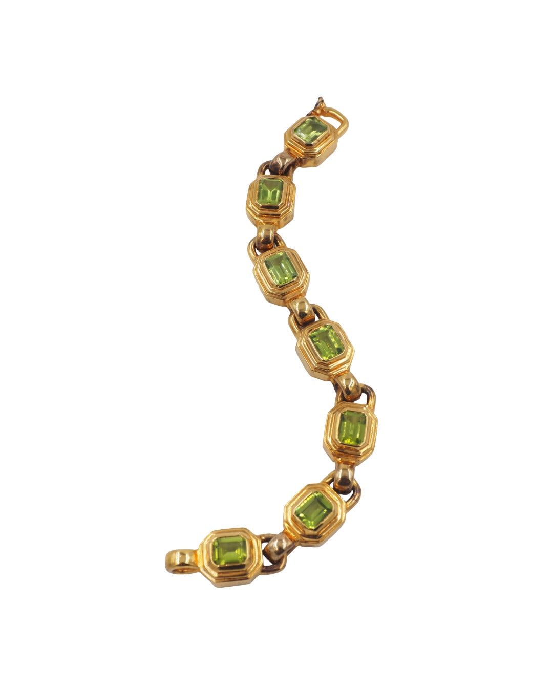 green/gold bracelet