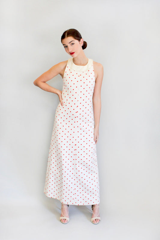 Courreges Haute Couture Polka Dot Dress - The Kit Vintage