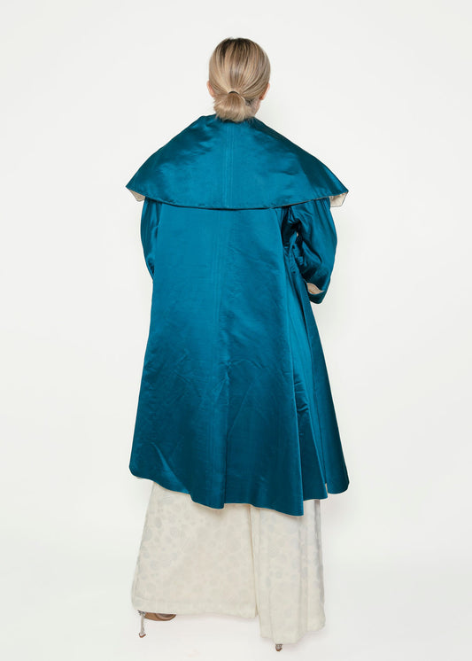 Japanese Silk Reversible Opera Coat - The Kit Vintage