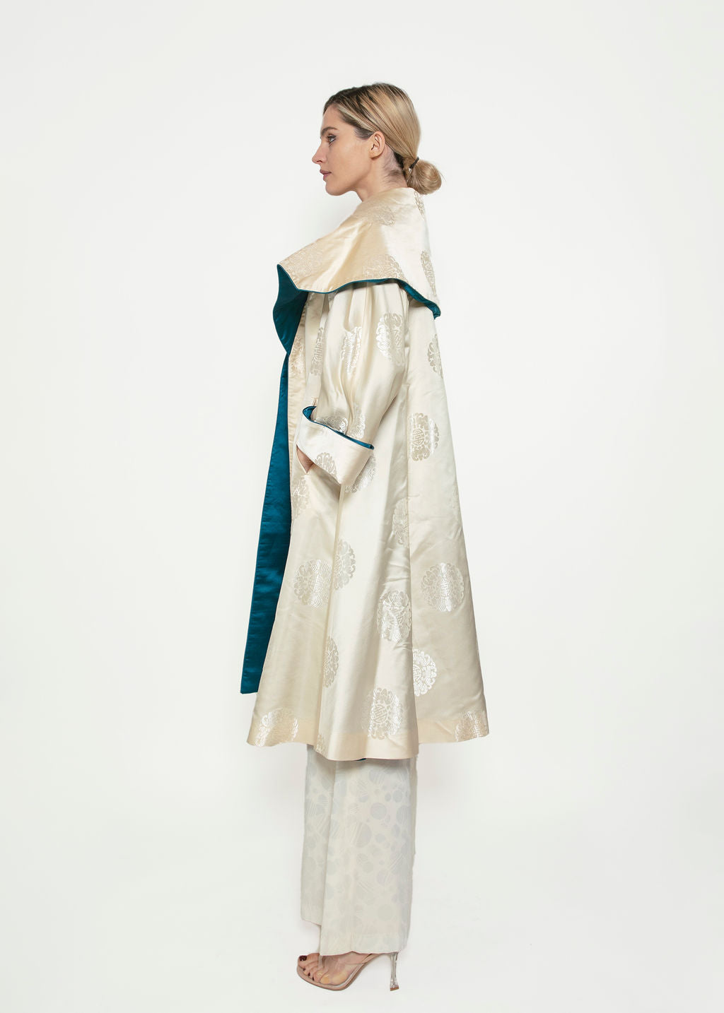 Japanese Silk Reversible Opera Coat