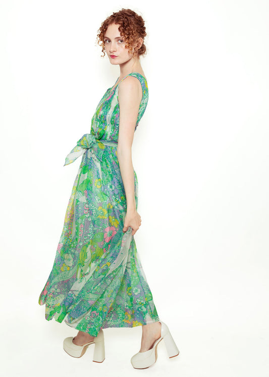 Pierre Cardin 1960's Naked Novelty Print Dress - The Kit Vintage