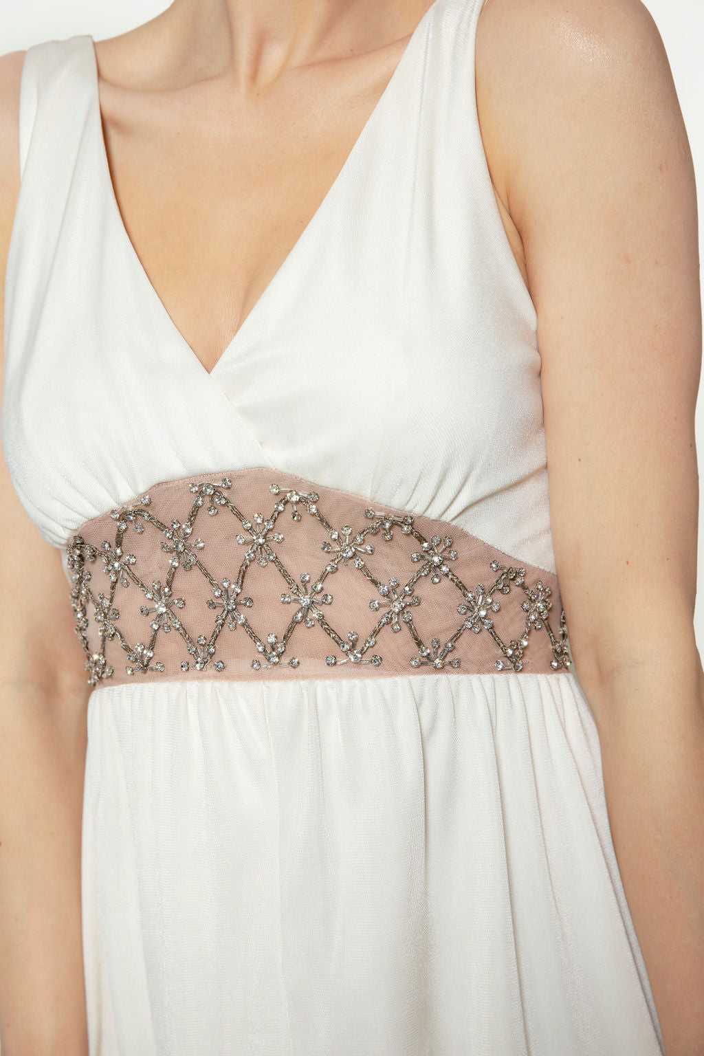 1970's Illusion Waist Palazzo Jumpsuit