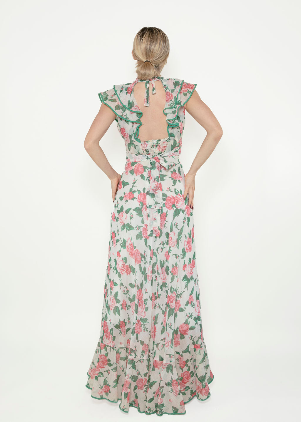 1970's Foxy Lady Floral Dress