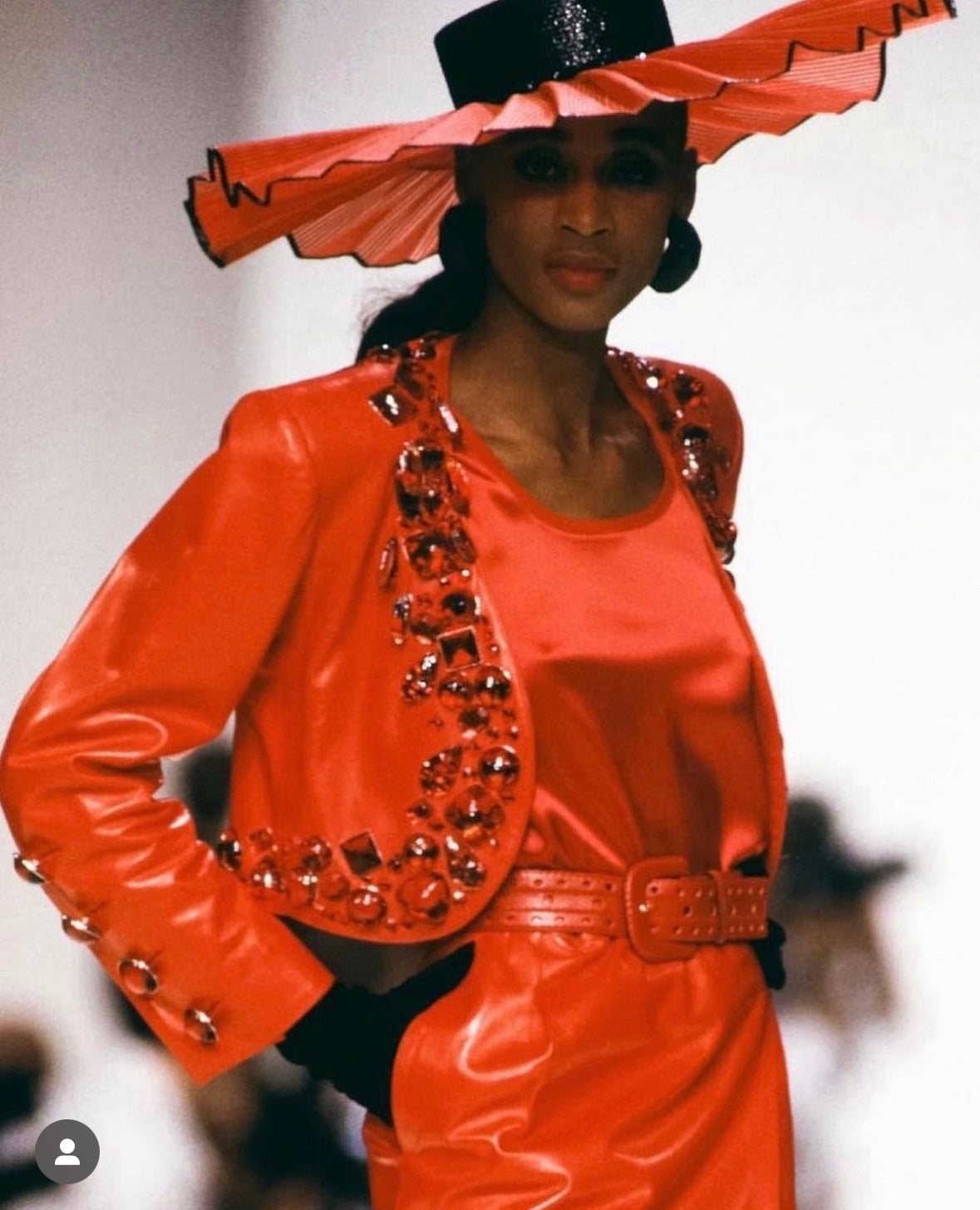 Yves Saint Laurent 1990 Glass Bead Leather Cropped Jacket - The Kit Vintage