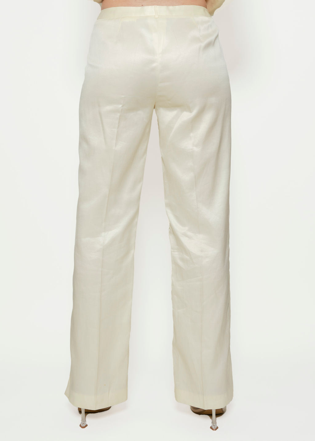 Versus by Versace Cream Satin Suit - The Kit Vintage