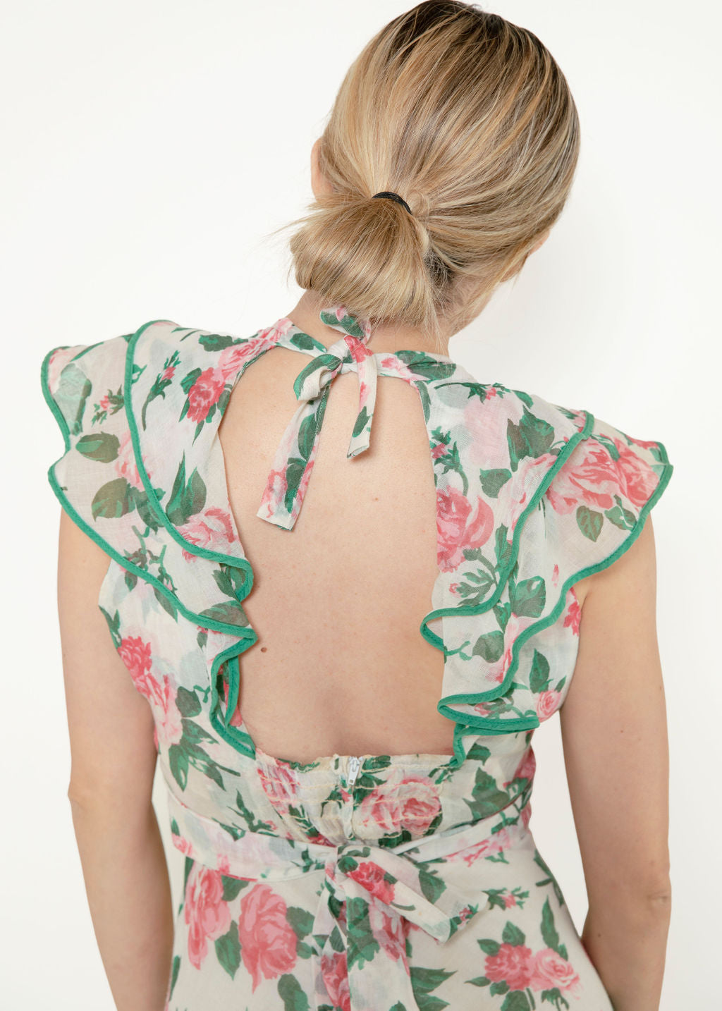 1970's Foxy Lady Floral Dress