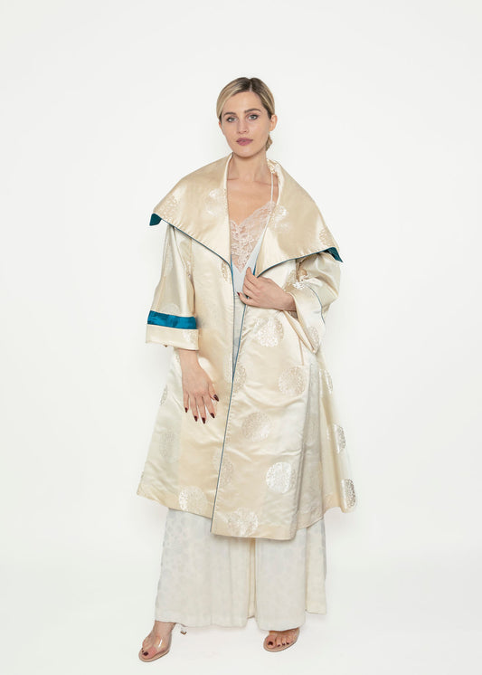 Japanese Silk Reversible Opera Coat - The Kit Vintage
