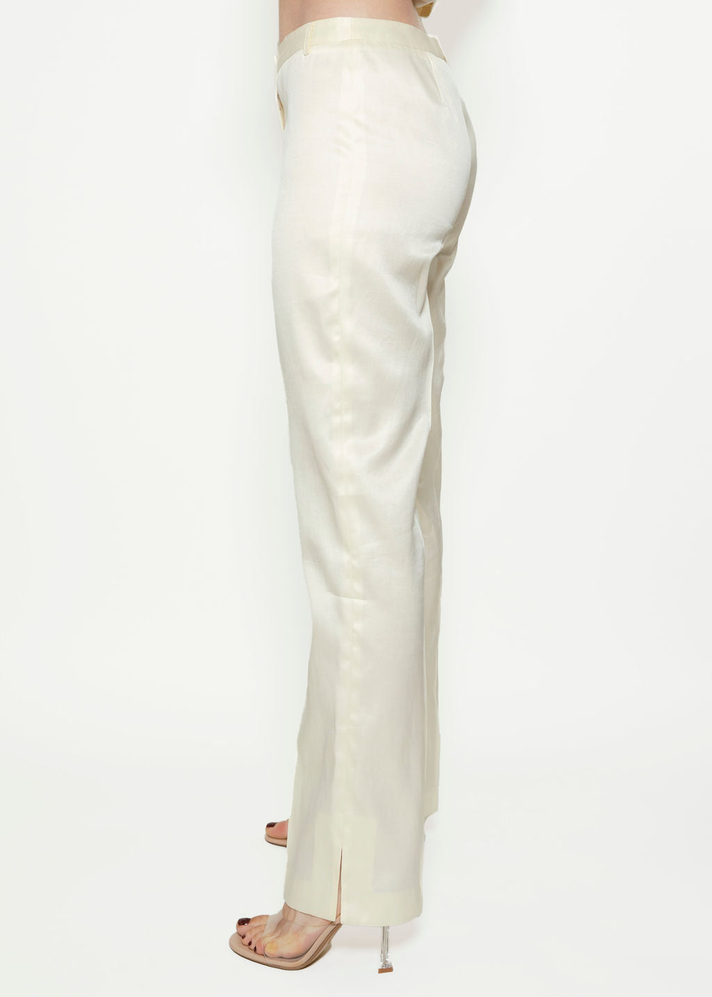 Versus by Versace Cream Satin Suit - The Kit Vintage