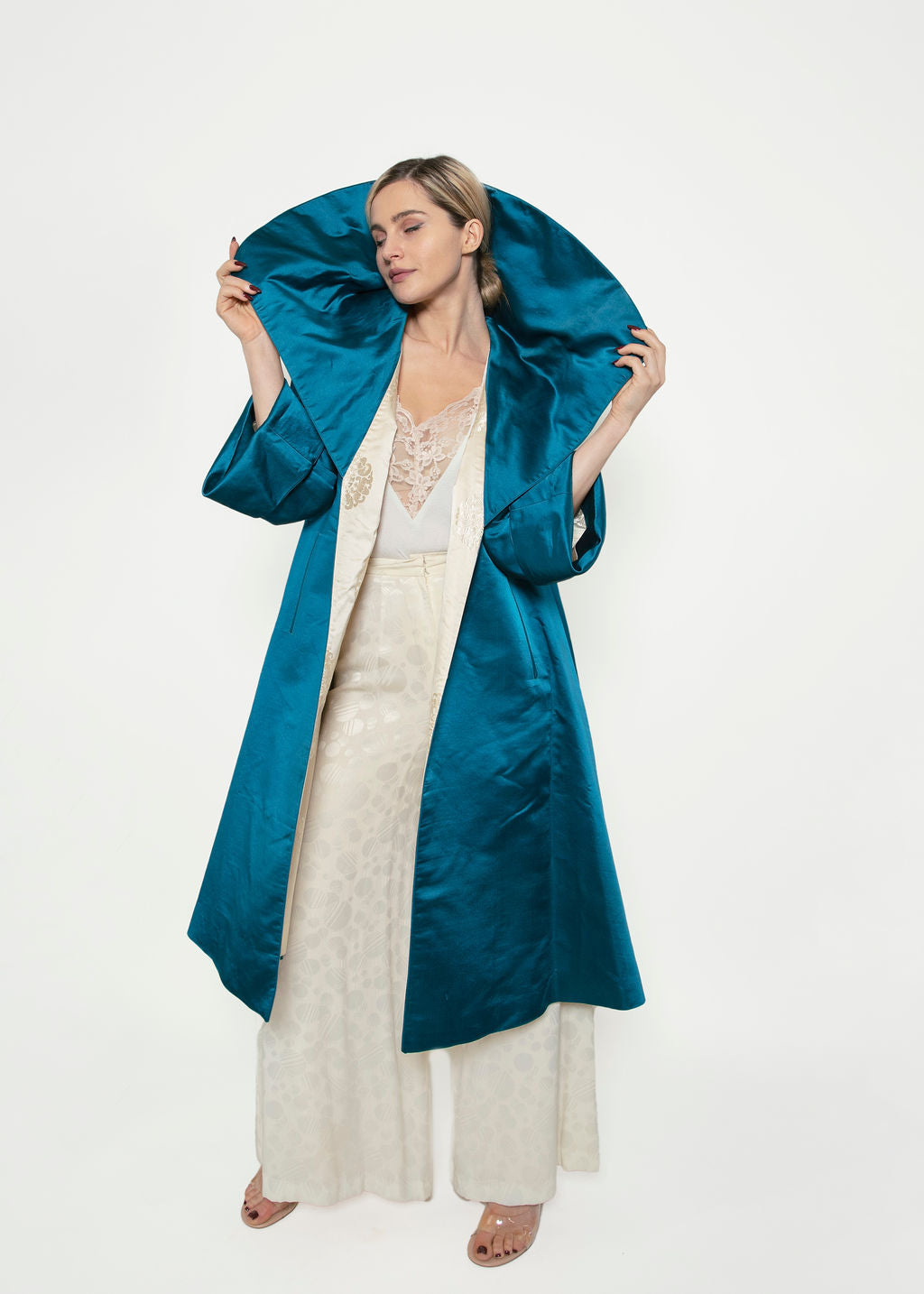 Japanese Silk Reversible Opera Coat